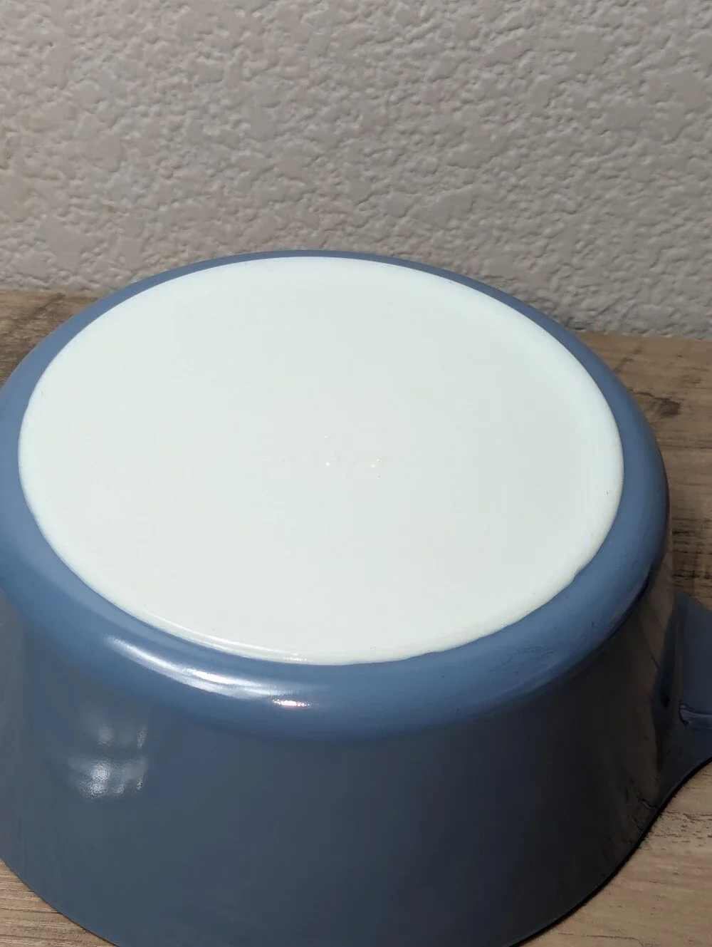 Vintage Pyrex Horizon Blue 2.5 QT Round Cinderella Casserole Dish w/ Lid